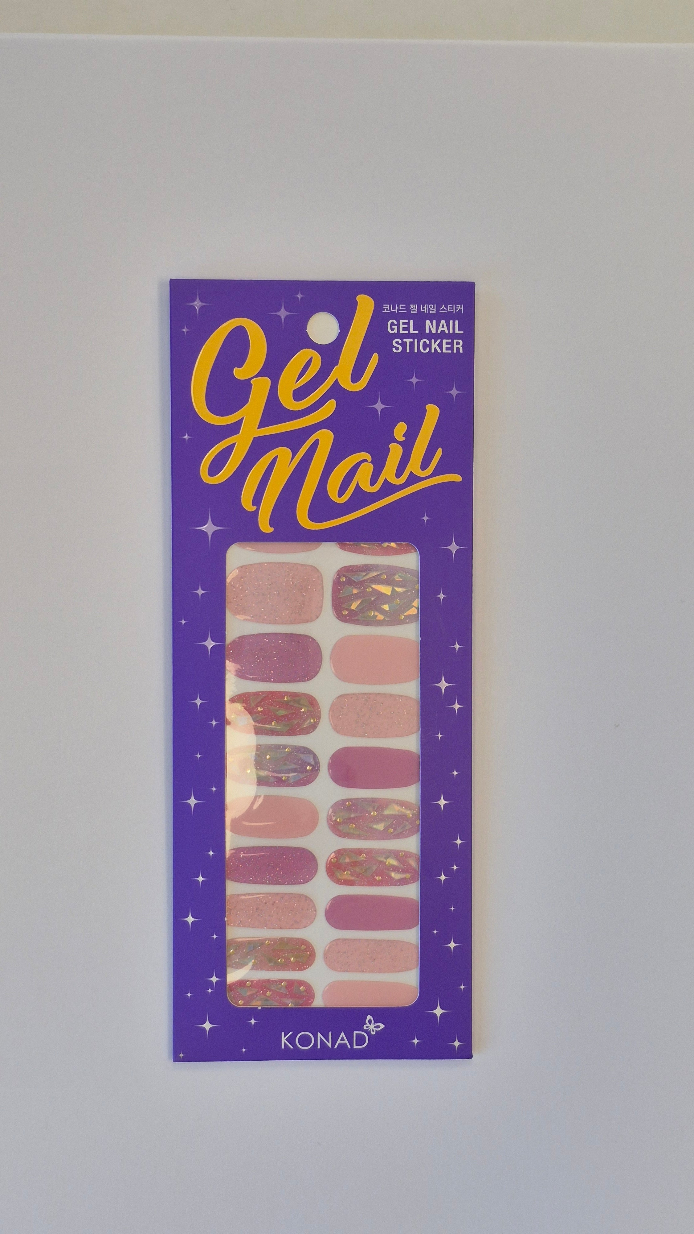 KONAD Gel Nail Sticker GN-04 Pink Aurora