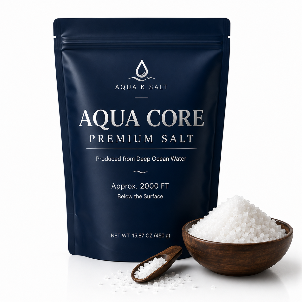AQUA CORE Premium Deep Ocean Salt 450g