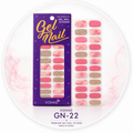 KONAD Gel Nail Sticker GN-22 Pink Marble