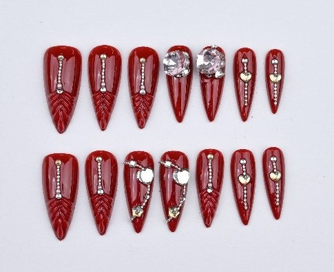 AQUA K Lifestyle 3D press-on nails design 08