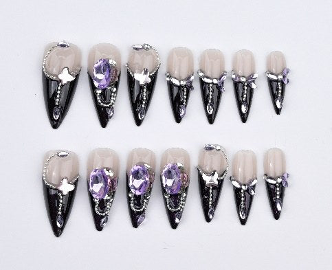 AQUA K Lifestyle 3D press-on nails design 10