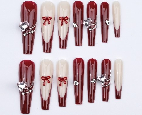 AQUA K Lifestyle 3D press-on nails design 27