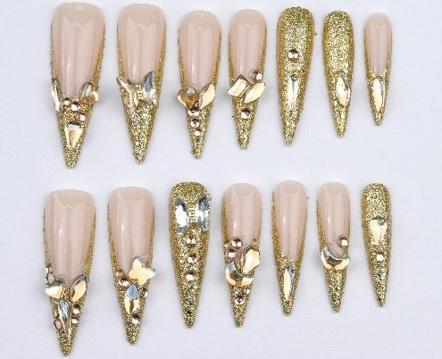 AQUA K Lifestyle 3D press-on nails design 40