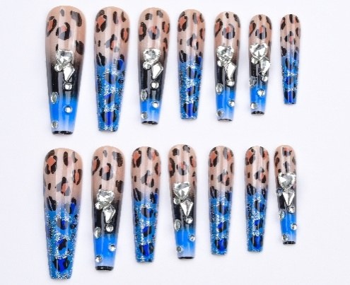 AQUA K Lifestyle 3D press-on nails design 68