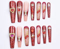 AQUA K Lifestyle 3D press-on nails design 84