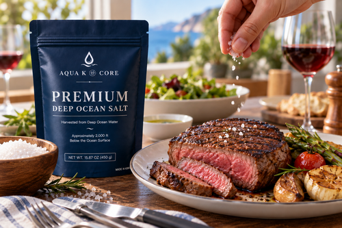 AQUA K CORE Premium Deep Ocean Salt – 15.87 oz (450 g)